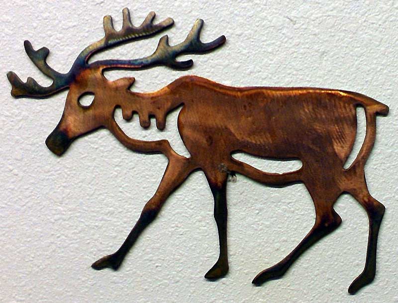 Metal Wall Art Caribou