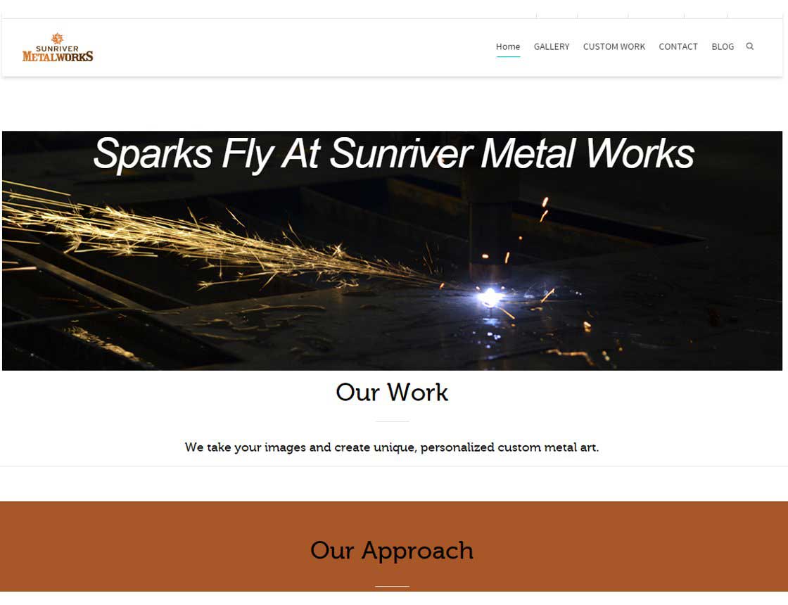 Website Refresh | Sunriver Metal Works