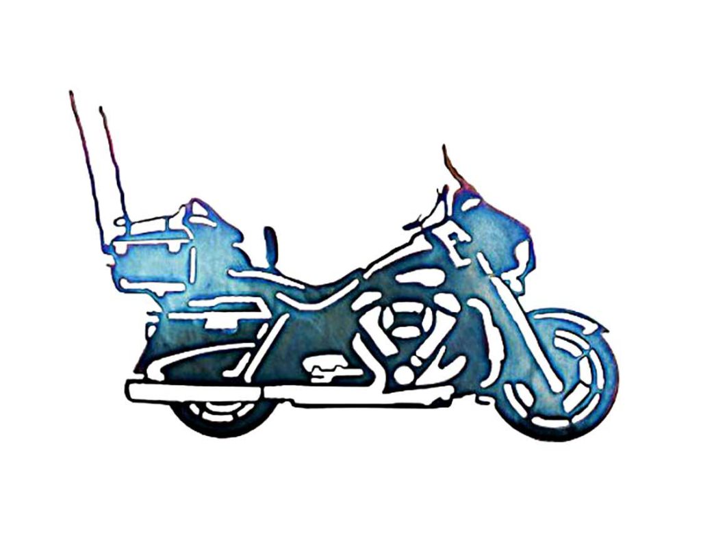 SMW0086 Custom Metal Motorcycle Wall Art Ultra Classic - Sunriver Metal ...