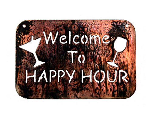 metal-happy-hour-sign-martini-wine