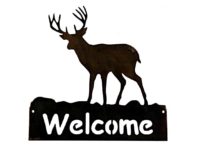 deer welcome sign