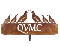 personalized quail sign