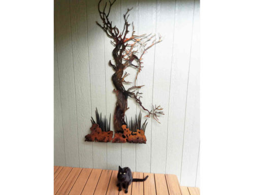 juniper tree wall art