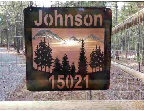 personalized address sign