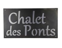 chalet sign