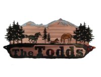personalized horse sign