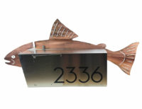 custom metal fish mailbox