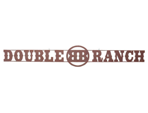 Double b ranch sign