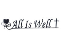 all is well word art