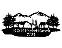 horse mountain ranch sign