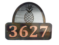 pineapple address sign