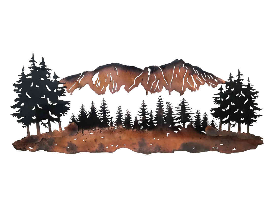 Mount Si Wall Art Sunriver Metal Works creates custom mountain art