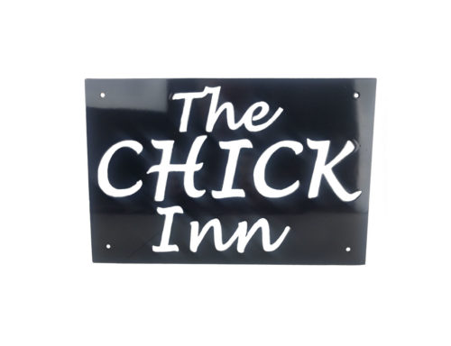 chicken building sign