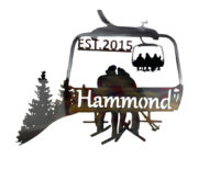 personalized chair lift art